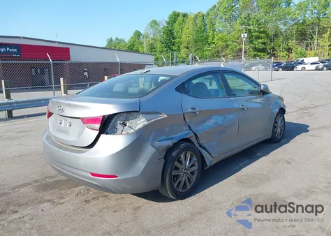 2016 Hyundai Elantra Se из США, поврежденный, VIN 5NPDH4AE9GH653368